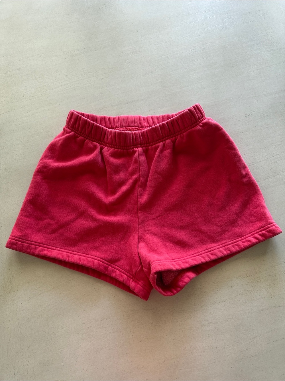 TNA Hot Pink Elastic Waist Athletic Shorts